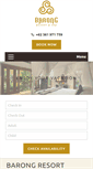 Mobile Screenshot of barong-resort.com